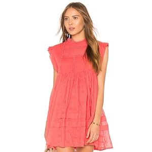 Free People Nobody Like You Embroidered Mini Dress